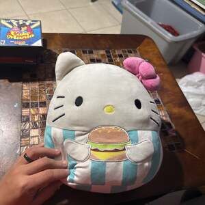Squishmallow Sanrio Hello Kitty Cheeseburger 10 Inch